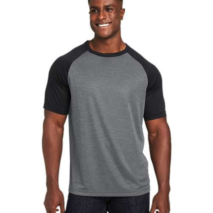 Team 365 Unisex Zone Colorblock Raglan T-Shirt - TT62