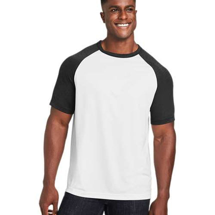 Team 365 Unisex Zone Colorblock Raglan T-Shirt - TT62