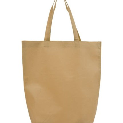 Q-Tees Non-Woven Gusset Bottom Tote - Q1251