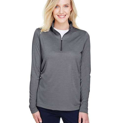 Team 365 Women's Zone Sonic Heather Performance Quarter-Zip Pullover TT31HW