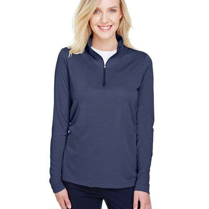 Team 365 Women's Zone Sonic Heather Performance Quarter-Zip Pullover TT31HW