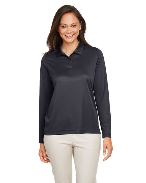 Team 365 Women's Zone Performance Long Sleeve Polo - TT51LW