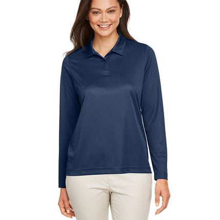 Team 365 Women's Zone Performance Long Sleeve Polo - TT51LW