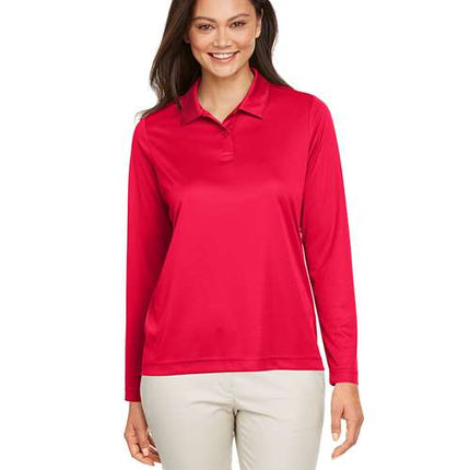 Team 365 Women's Zone Performance Long Sleeve Polo - TT51LW