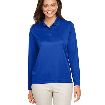 Team 365 Women's Zone Performance Long Sleeve Polo - TT51LW