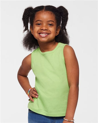 Rabbit Skins Toddler Fine Jersey Tank - 3323