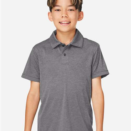 Youth Zone Sonic Heather Performance Polo