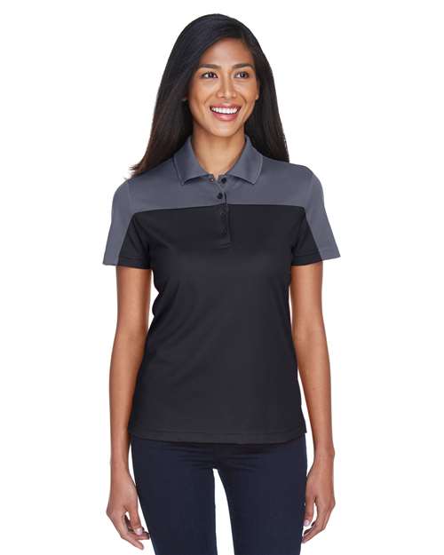 Core 365 Women's Balance Colorblock Performance Piqué Polo - CE101W