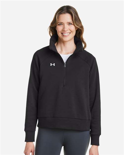 Under Armour Women's Rival Fleece Quarter-Zip Pullover - 1379492