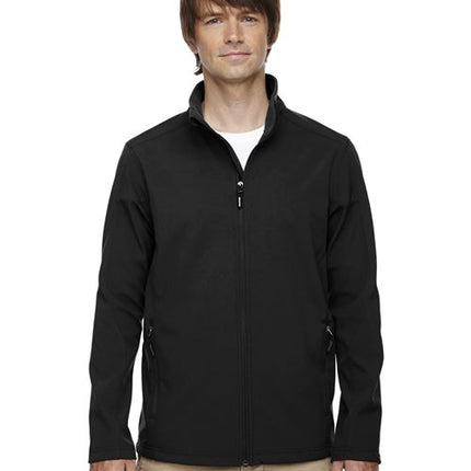 Core 365 Men's Tall Cruise Two-Layer Fleece Bonded Soft Shell Jacket - 88184T