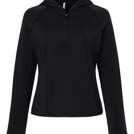 Team 365 Women's Qualify Quarter-Zip Hooded Pullover  - TT200W