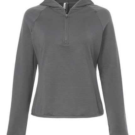 Team 365 Women's Qualify Quarter-Zip Hooded Pullover  - TT200W
