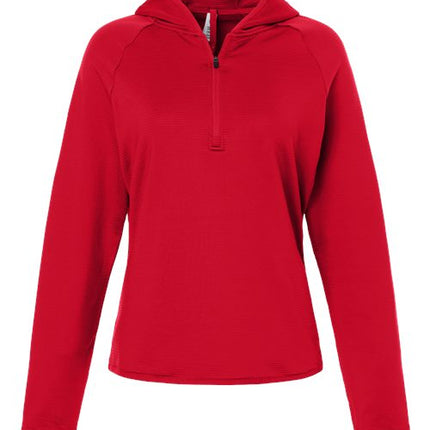 Team 365 Women's Qualify Quarter-Zip Hooded Pullover  - TT200W