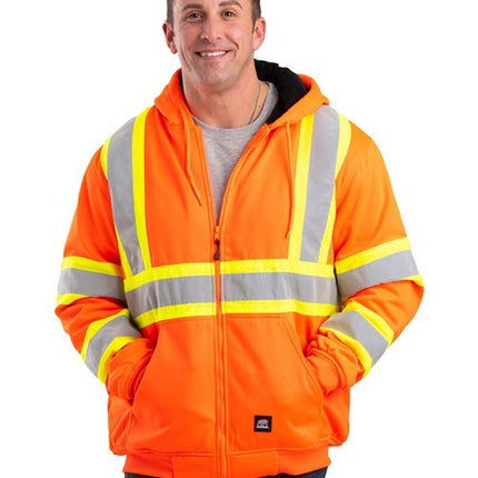 Safety Tall Striped Therman Lined Sweatshirt