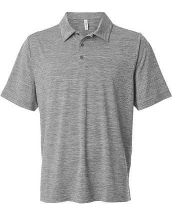 Men's Relay Heathered Stripe Polo