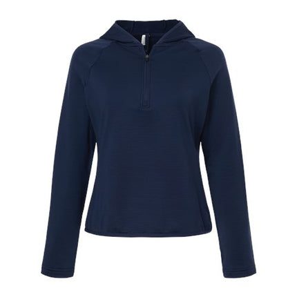 Team 365 Women's Qualify Quarter-Zip Hooded Pullover  - TT200W