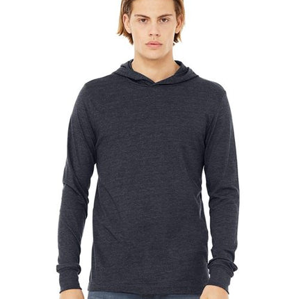 Bella + Canvas Unisex Jersey Hooded Long Sleeve Tee - 3512