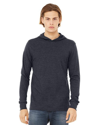 Bella + Canvas Unisex Jersey Hooded Long Sleeve Tee - 3512
