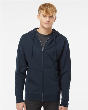 Independent Trading Co Unisex Midweight Full-Zip Hooded Sweatshirt - SS4500Z