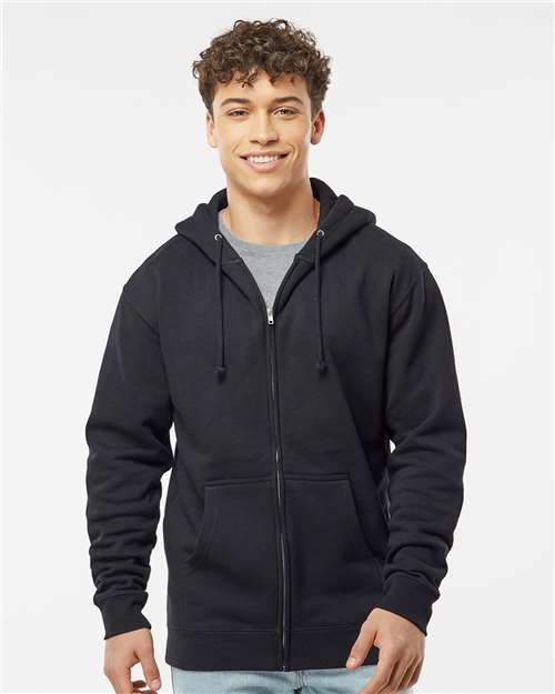 Independent Trading Co Unisex Heavyweight Full-Zip Hooded Sweatshirt - IND4000Z