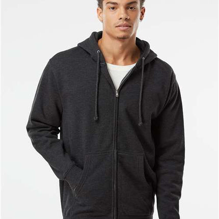 Independent Trading Co Unisex Heavyweight Full-Zip Hooded Sweatshirt - IND4000Z