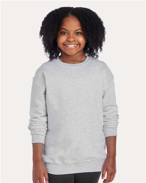 Jerzee Youth NuBlend® Crewneck Sweatshirt - 562BR