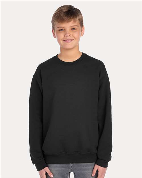 Jerzee Youth NuBlend® Crewneck Sweatshirt - 562BR