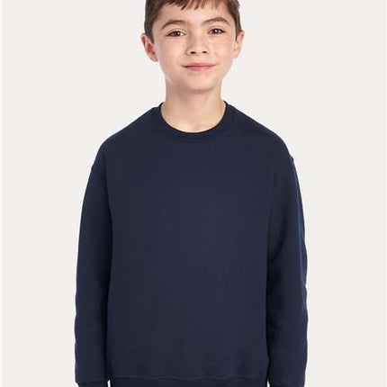 Jerzee Youth NuBlend® Crewneck Sweatshirt - 562BR
