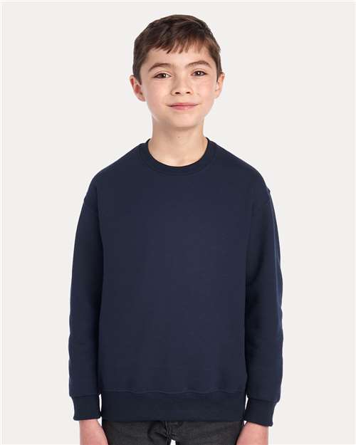 Jerzee Youth NuBlend® Crewneck Sweatshirt - 562BR