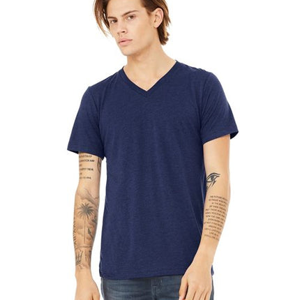Bella + Canvas Unisex Triblend V-Neck Tee - 3415