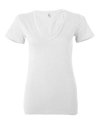 Bella + Canvas Women’s Jersey Deep V-Neck Tee - 6035