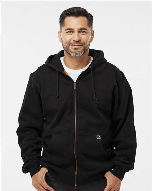 Dri Duck Men's Crossfire Heavyweight Power Fleece Hooded Jacket with Thermal Lining - 7033