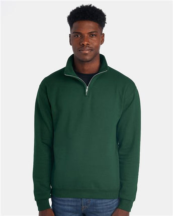 Jerzees Unisex Nublend® Cadet Collar Quarter-Zip Sweatshirt - 995MR