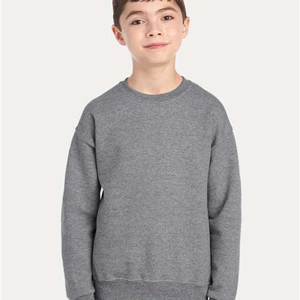 Jerzee Youth NuBlend® Crewneck Sweatshirt - 562BR
