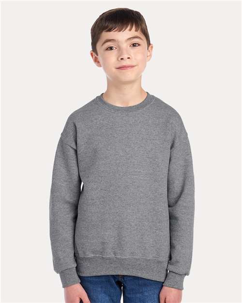 Jerzee Youth NuBlend® Crewneck Sweatshirt - 562BR