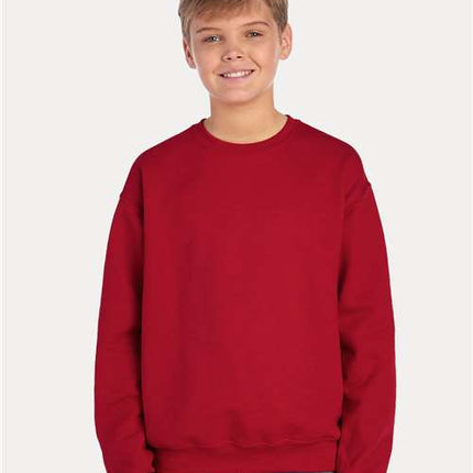Jerzee Youth NuBlend® Crewneck Sweatshirt - 562BR