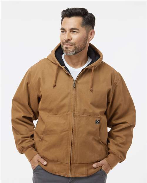Dri Duck Men's Cheyenne Boulder Cloth™ Hooded Jacket with Tricot Quilt Lining - 5020