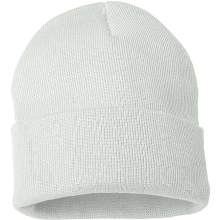 Sportsman 12" Solid Cuffed Beanie - SP12