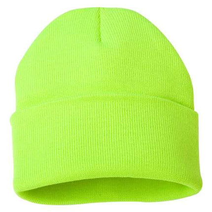 Sportsman 12" Solid Cuffed Beanie - SP12