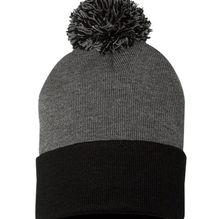 Sportsman 12" Pom-Pom Cuffed Beanie - SP15