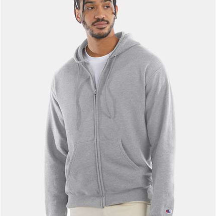 Champion Men's Powerblend® Full-Zip Hooded Sweatshirt - S800