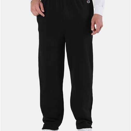 Champion Men's Powerblend® Open-Bottom Sweatpants with Pockets-  P800