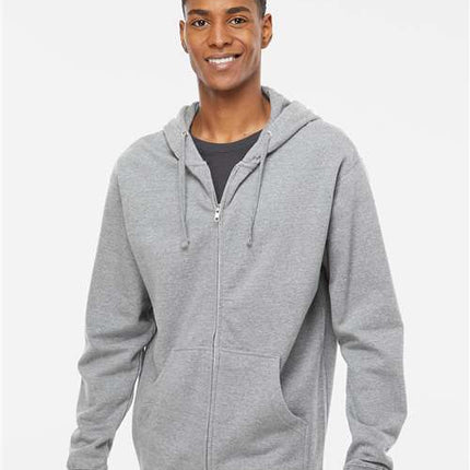Independent Trading Co Unisex Midweight Full-Zip Hooded Sweatshirt - SS4500Z