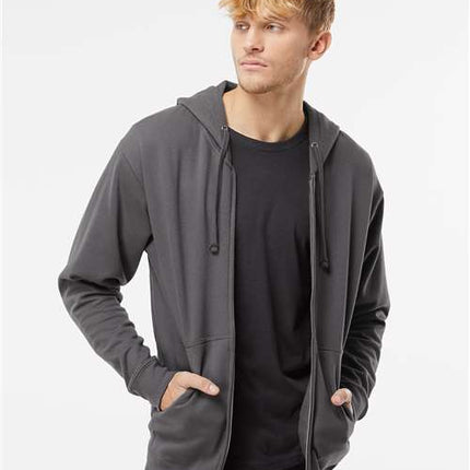 Independent Trading Co Unisex Midweight Full-Zip Hooded Sweatshirt - SS4500Z