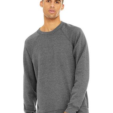 Bella + Canvas Unisex Sponge Fleece Raglan Crewneck Sweatshirt - 3901