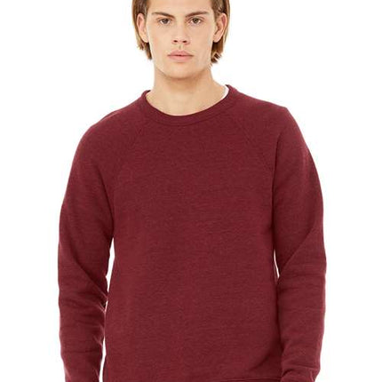 Bella + Canvas Unisex Sponge Fleece Raglan Crewneck Sweatshirt - 3901