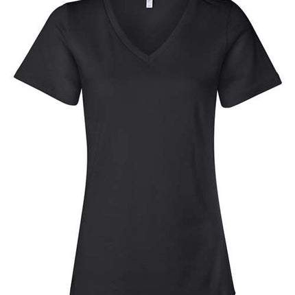 Bella + Canvas Women’s Relaxed Jersey V-Neck Tee - 6405