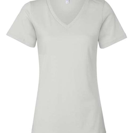 Bella + Canvas Women’s Relaxed Jersey V-Neck Tee - 6405