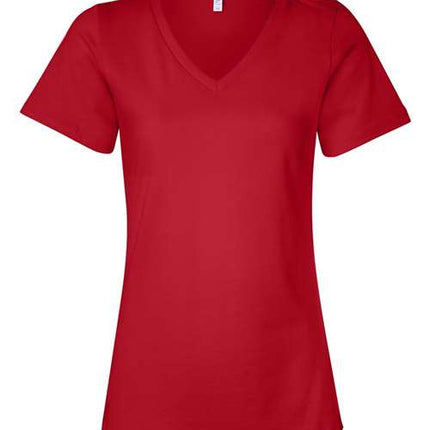 Bella + Canvas Women’s Relaxed Jersey V-Neck Tee - 6405