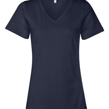 Bella + Canvas Women’s Relaxed Jersey V-Neck Tee - 6405